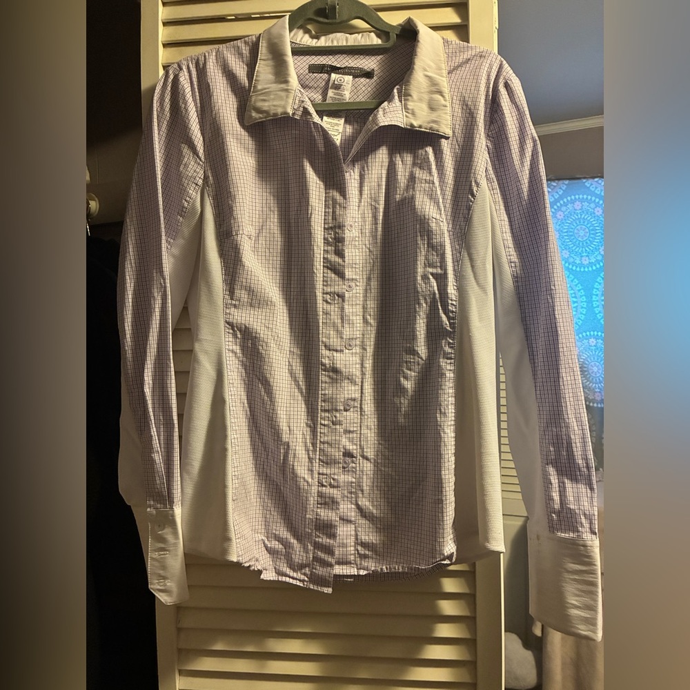 Women's Purple Button Down Shirt